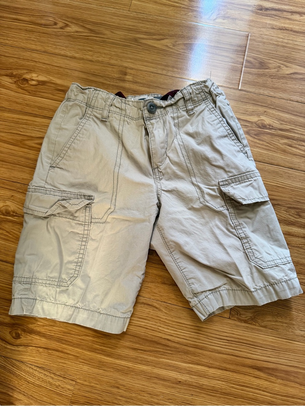 Preloved Boys Old Navy Casual Cargo Shorts - Light Khaki